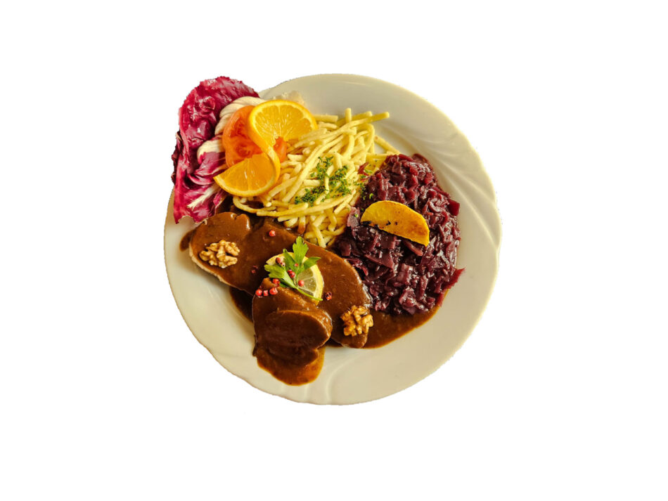 Eifeler Rehbraten In Wildrahmsauce